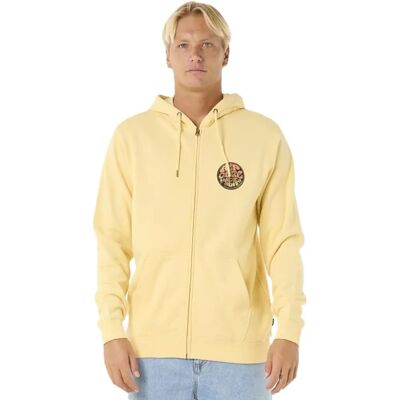 Rip Curl Felpa con Cappuccio Gialla Passage Icon - Felpa Rip Curl Felpa con Cappuccio Gialla Passage Icon - Felpa