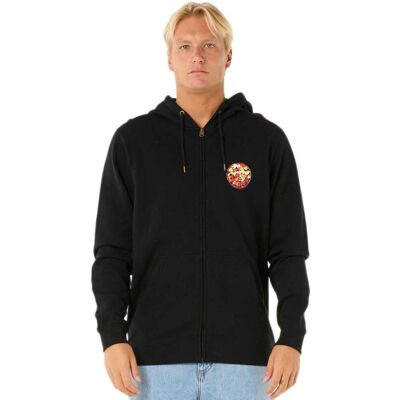 Felpa con cappuccio Passage Icon di Ripcurl - Nera - Taglia 38 - Felpa Felpa con cappuccio Passage Icon di Ripcurl - Nera - Taglia 38 - Felpa