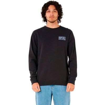 Rip Curl - Crew - Washed Black - XL - Sweatshirt - Publicité Rip Curl - Crew - Washed Black - XL - Sweatshirt - Publicité