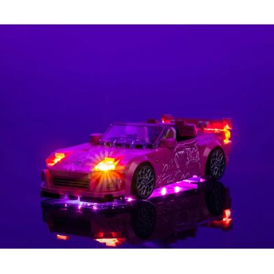 Light My Bricks - 77241 - Honda S2000 - Lichtkit Light My Bricks - 77241 - Honda S2000 - Lichtkit