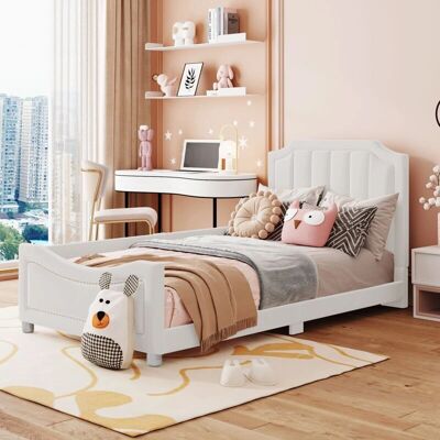 REDOM L-90X200 cama infantil acolchada - sofá cama convertible - beige REDOM L-90X200 cama infantil acolchada - sofá cama convertible - beige