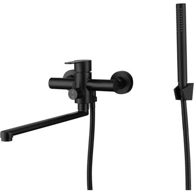 GOTRAYS - Bath Faucet Stainless Steel - Black - Wall-mount - Faucet GOTRAYS - Bath Faucet Stainless Steel - Black - Wall-mount - Faucet