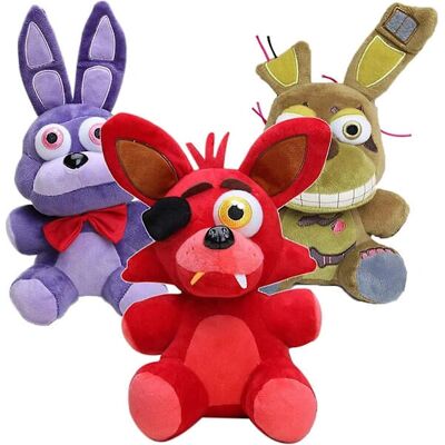Fnaf Plysdyr 7 tommer/18 cm - Plysdyr - Foxy Fnaf Plysdyr 7 tommer/18 cm - Plysdyr - Foxy