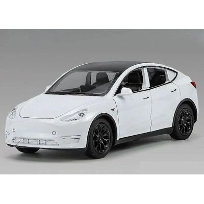 Tesla Model Y 1:32 Gennemtænkt metal legetøj bil - Samlerobjekt Tesla Model Y 1:32 Gennemtænkt metal legetøj bil - Samlerobjekt