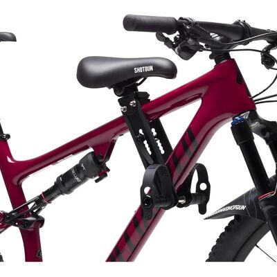 Shotgun Kindersitz für Kinder schwarz - Fahrradkindersitz für 2-5 Jahre Shotgun Kindersitz für Kinder schwarz - Fahrradkindersitz für 2-5 Jahre