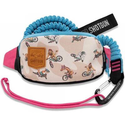 Corda di Traino per Bici per Bambini Shotgun + Zaino per Fianchi - Nero Corda di Traino per Bici per Bambini Shotgun + Zaino per Fianchi - Nero