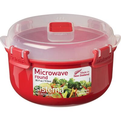 Sistema 1113 Mikrovlnné nádobí - Červená/Průhledná Sistema 1113 Mikrovlnné nádobí - Červená/Průhledná