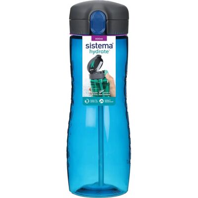 Sistema Tritan Quick Flip drikkeflaske 800 ml - Lilla Sistema Tritan Quick Flip drikkeflaske 800 ml - Lilla