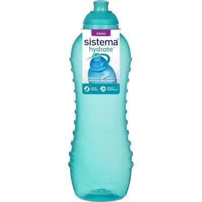 Sistema Twist 'n' Sip Vannflaske - Fargede utvalg - 620 ml Sistema Twist 'n' Sip Vannflaske - Fargede utvalg - 620 ml
