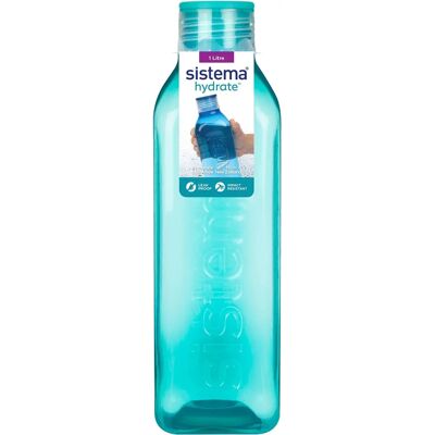 Sistema 890 Square Water Bottle - Varierte farger - Vannflaske Sistema 890 Square Water Bottle - Varierte farger - Vannflaske