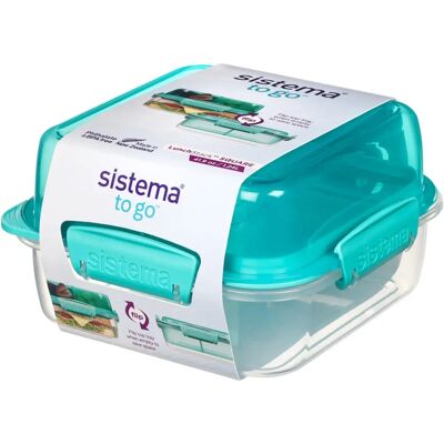 Sistema Lunch Stack Firkantet Variert - Matboks Sistema Lunch Stack Firkantet Variert - Matboks