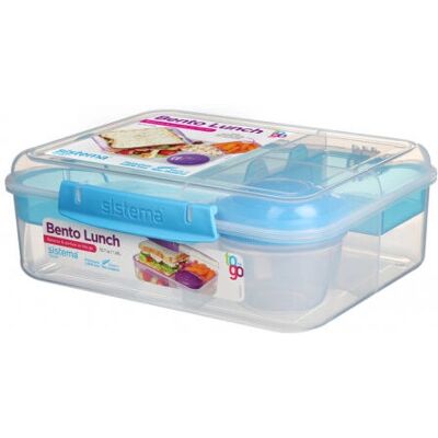 Sistema 1.65L Bento Lunchbox - Assorterte farger Sistema 1.65L Bento Lunchbox - Assorterte farger