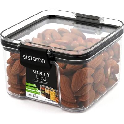 Sistema Ultra Rektangulær 460ml Oppbevaringsboks Sistema Ultra Rektangulær 460ml Oppbevaringsboks