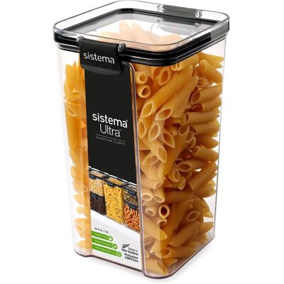 Sistema Tritan Rangement Carré Boîtes 1.3L - Conteneur alimentaire Sistema Tritan Rangement Carré Boîtes 1.3L - Conteneur alimentaire
