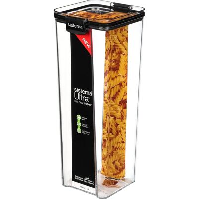 Sistema Ultra 1,9L Oppbevaringsboks - Holdbar, Stablbar, Gjennomsiktig Sistema Ultra 1,9L Oppbevaringsboks - Holdbar, Stablbar, Gjennomsiktig