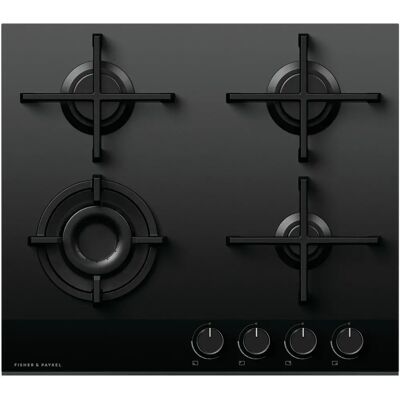 Fisher & Paykel CG604DLPGB4 Series 9 60cm LPG Gas Hob - BLACK Fisher & Paykel CG604DLPGB4 Series 9 60cm LPG Gas Hob - BLACK