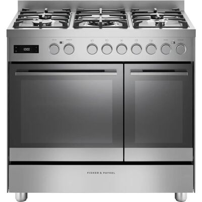 Fisher & Paykel - OR90L7DBGFX2 - 5-Burner Gas - Stainless Steel - Dual Fuel Range Fisher & Paykel - OR90L7DBGFX2 - 5-Burner Gas - Stainless Steel - Dual Fuel Range