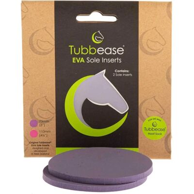 Tubbease Lila Einlagen - 75mm - Pferdeschuh Einlagen Tubbease Lila Einlagen - 75mm - Pferdeschuh Einlagen