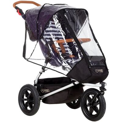 Housse de pluie Mountain Buggy Urban Jungle/Terrain transparente - Publicité Housse de pluie Mountain Buggy Urban Jungle/Terrain transparente - Publicité