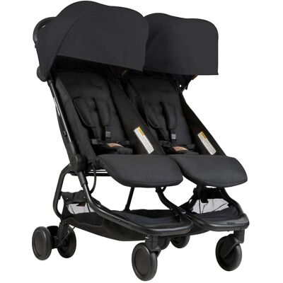 Mountain Buggy Nano Duo - Poussette Double Ultra Légère avec Reclinage Profond Mountain Buggy Nano Duo - Poussette Double Ultra Légère avec Reclinage Profond