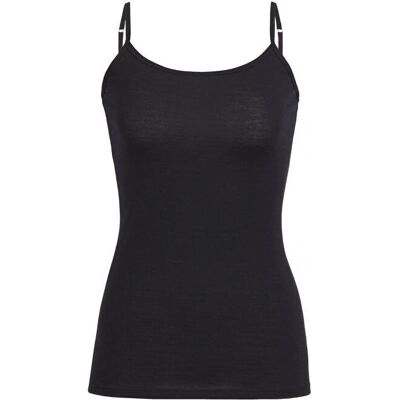 Icebreaker Siren Cami Merino Top - Zwart - M Icebreaker Siren Cami Merino Top - Zwart - M