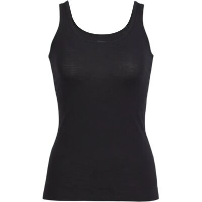 Icebreaker Tank de Merino Negro - Camiseta Icebreaker Tank de Merino Negro - Camiseta