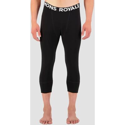 Legging Cascade MF 200 3/4 Mons Royale - Noir - Couche en mérinos - Publicité Legging Cascade MF 200 3/4 Mons Royale - Noir - Couche en mérinos - Publicité