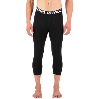 Mons Royale Schwarze Cascade MF 200 3/4 Leggings Mons Royale Schwarze Cascade MF 200 3/4 Leggings