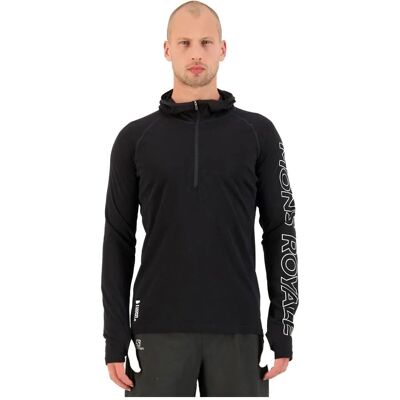 Mons Royale - Temple Tech Hood - Schwarz - Merino Baselayer Hoodie Mons Royale - Temple Tech Hood - Schwarz - Merino Baselayer Hoodie
