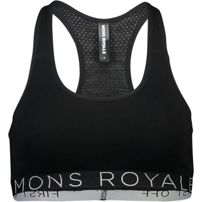 Mons Royale Zwarte Sierra Sport-BH - Sport-BH Mons Royale Zwarte Sierra Sport-BH - Sport-BH