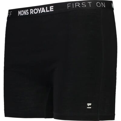 Mons Royale Hannah Hot Pant - Merino Unterwäsche - Schwarz - S Mons Royale Hannah Hot Pant - Merino Unterwäsche - Schwarz - S
