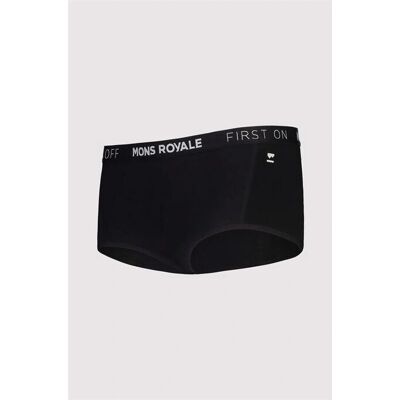 Mons Royale Černé Sylvia Boyleg Merino Spodní Prádlo Mons Royale Černé Sylvia Boyleg Merino Spodní Prádlo