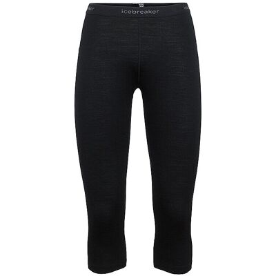 Leggings en mérinos noir Icebreaker - Régulation du corps Leggings en mérinos noir Icebreaker - Régulation du corps
