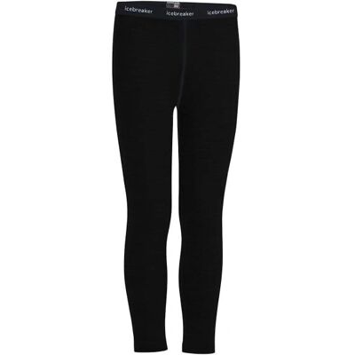 Icebreaker 260 Tech Leggings - Merinoull - Barn Svart - 164 cm Icebreaker 260 Tech Leggings - Merinoull - Barn Svart - 164 cm