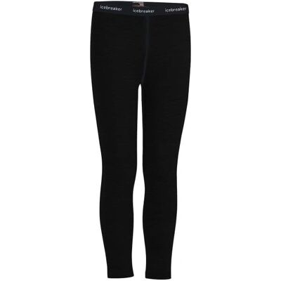 Icebreaker Kids Merino 200 Oasis Leggings - Black Icebreaker Kids Merino 200 Oasis Leggings - Black