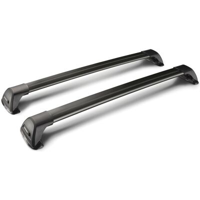 Yakama Flush Black Mixed, Dachgepäckträger, 80+85 cm - Montageset Yakama Flush Black Mixed, Dachgepäckträger, 80+85 cm - Montageset