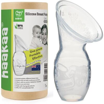 Haakaa Manuelle Milchpumpe - Clear - One Size - Milchpumpe Haakaa Manuelle Milchpumpe - Clear - One Size - Milchpumpe