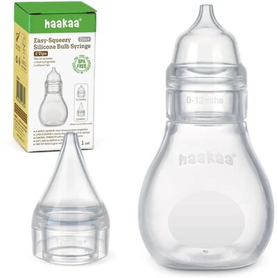 haakaa - Silicone Nasal Aspirator - Nose Cleaner haakaa - Silicone Nasal Aspirator - Nose Cleaner