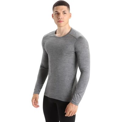 Icebreaker Icebreaker 200 Oasis Merino Long Sleeve Crew Base Layer - Gritstone Heather Icebreaker Icebreaker 200 Oasis Merino Long Sleeve Crew Base Layer - Gritstone Heather