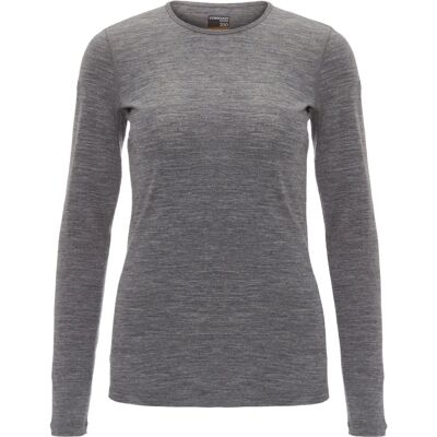 Icebreaker Gritstone Heather XL Merino langærmet top til kvinder Icebreaker Gritstone Heather XL Merino langærmet top til kvinder