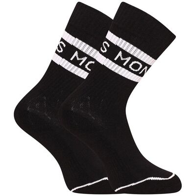Mons Royale Signature Crew Sock - Černá/Bílá - Velikost L - Ponožky Mons Royale Signature Crew Sock - Černá/Bílá - Velikost L - Ponožky