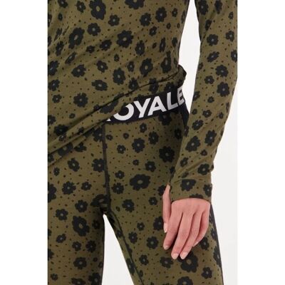 Mons Royale Kvinders Cascade Merino Flex 200 3/4 Legging - Aoraki Lily - Leggings Mons Royale Kvinders Cascade Merino Flex 200 3/4 Legging - Aoraki Lily - Leggings