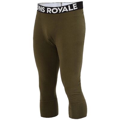 Mons Royale Olive Merino 3/4 Leggings - Leggings Mons Royale Olive Merino 3/4 Leggings - Leggings