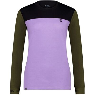 Mons Royale Yotei Bf Ls Wmn - Dark Olive/Black - Baselayer Mons Royale Yotei Bf Ls Wmn - Dark Olive/Black - Baselayer