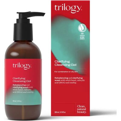 Trilogy - Clarifying Cleansing Gel - Facial Cleanser for Oily Skin Trilogy - Clarifying Cleansing Gel - Facial Cleanser for Oily Skin
