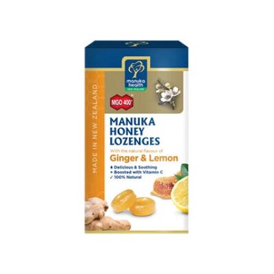 Manuka Health MGO 400+ Ingwer & Zitrone Hustenmedizin - 100g Manuka Health MGO 400+ Ingwer & Zitrone Hustenmedizin - 100g