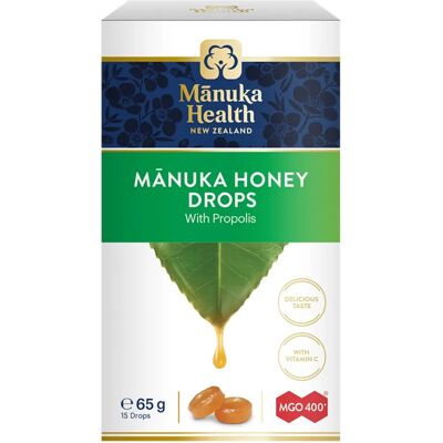 Pastillas de miel de Manuka MGO 400+ y propóleo de Manuka Health Pastillas de miel de Manuka MGO 400+ y propóleo de Manuka Health