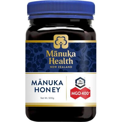 Miel de Manuka MGO 400+ de Manuka Health - 500g - Publicité Miel de Manuka MGO 400+ de Manuka Health - 500g - Publicité