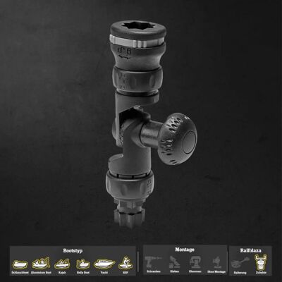 Railblaza ND-185 Adjustable Extender R-Lock - Accessory Railblaza ND-185 Adjustable Extender R-Lock - Accessory