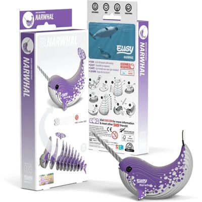 Eugy 3D Puzzle - Marine Dyr - Kreativt Leketøy Eugy 3D Puzzle - Marine Dyr - Kreativt Leketøy